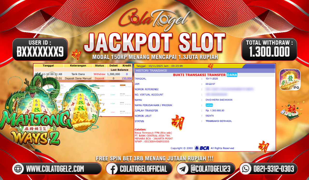 JACKPOT SLOT GACOR!!