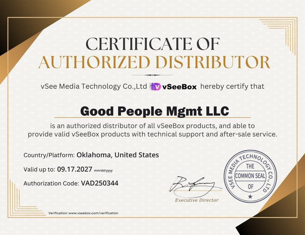 Certificate of Authorization