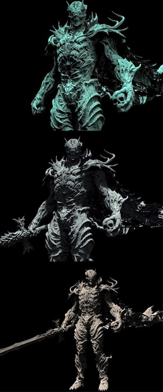 Demon Creature – 3D Print Model Demon Creature – 3D Print Model