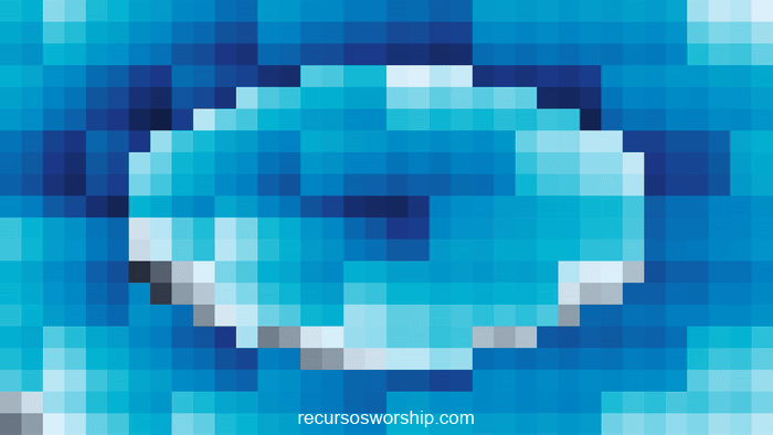 loop vj píxeles teal azul túnel