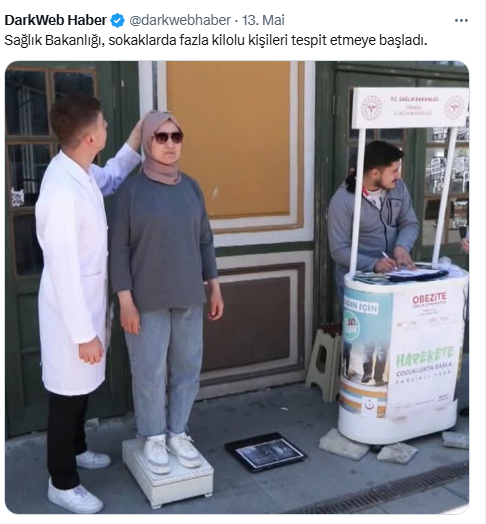 Gewichtskontrolle in der Türkei