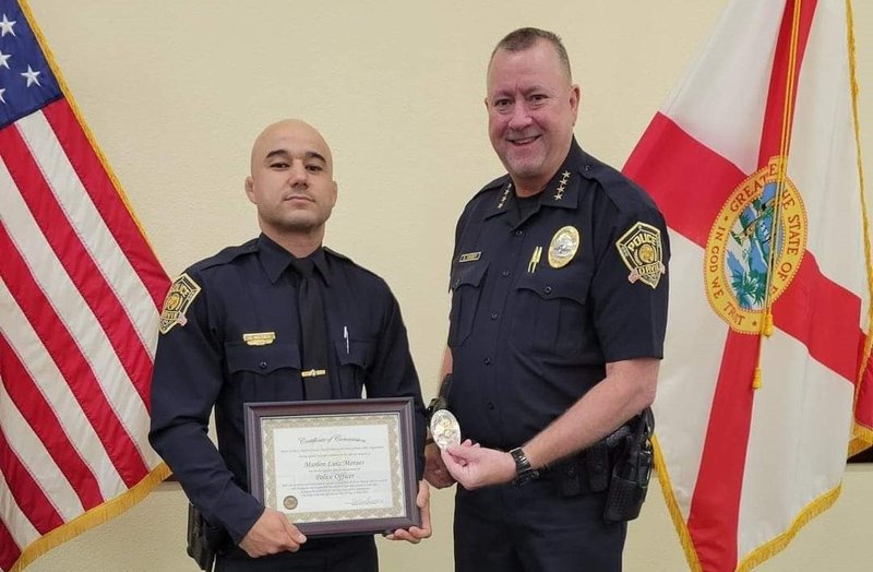 Марлон Мораеш стана полицай във Флорида