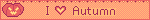 I love autumn blinkie