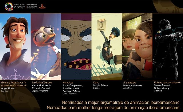 TRABAJOS NOMINADOS A LOS PREMIOS QUIRINO DE LA ANIMACIÓN IBEROAMERICANA 2020