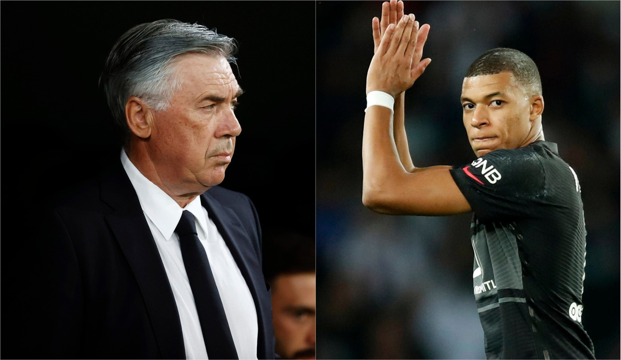 Carlo Ancelotti no piensa en la llegada de Mbappé al Real Madrid