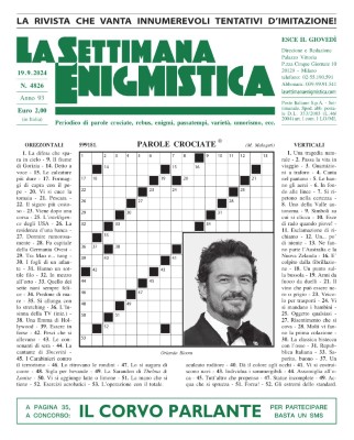 La Settimana Enigmistica N.4826 - 19 Settembre 2024