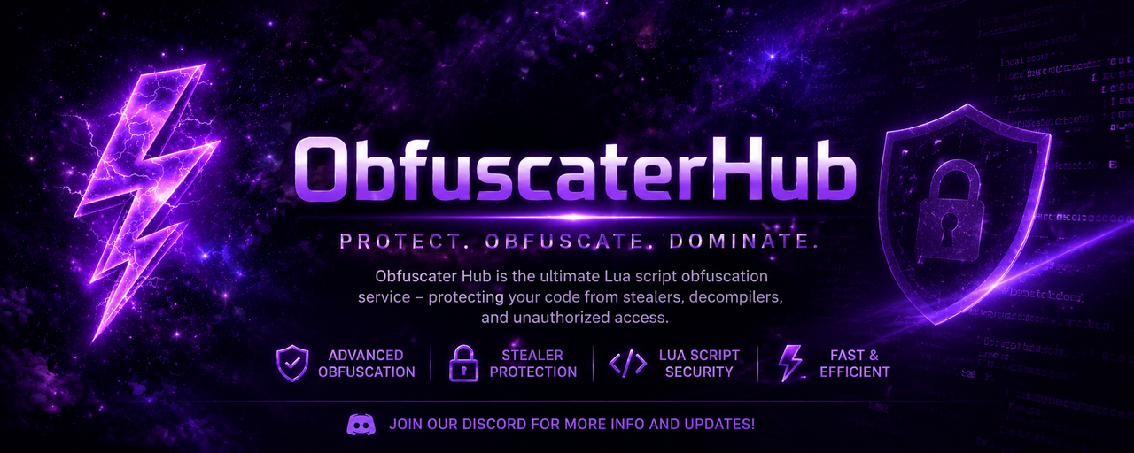 ObfuscatorHub — Protect. Obfuscate. Dominate.