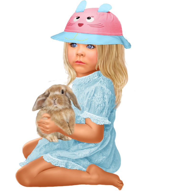 Baby_with_a_rabbit 5