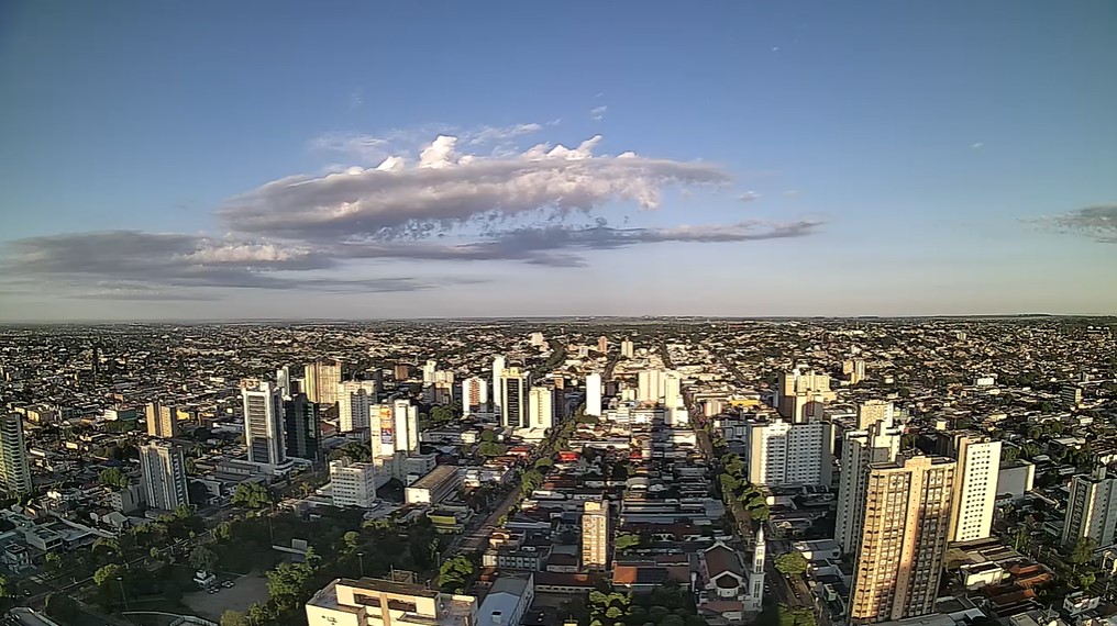 Campo Grande nesta manhã de segunda-feira