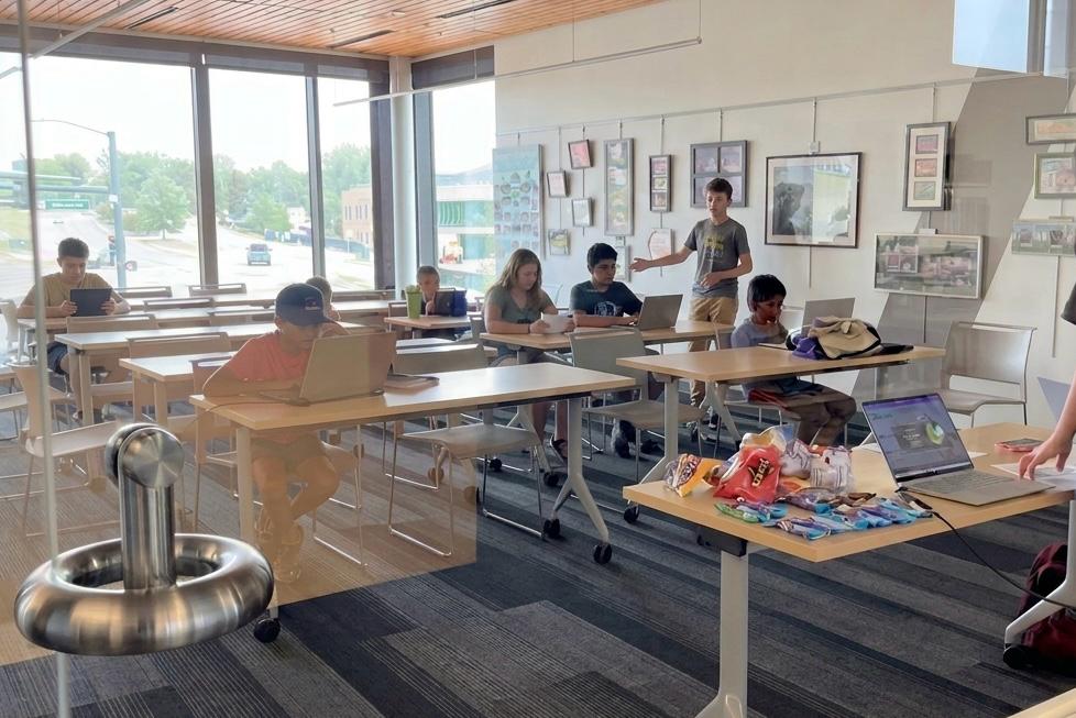 Code Orbit Blasts Off at Naperville Public Library -Nichols Library, Illinois— Two Week, Endless Possibilities