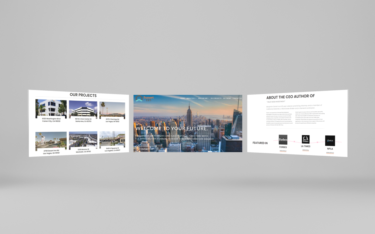 codexier portfolio - sunset eb5