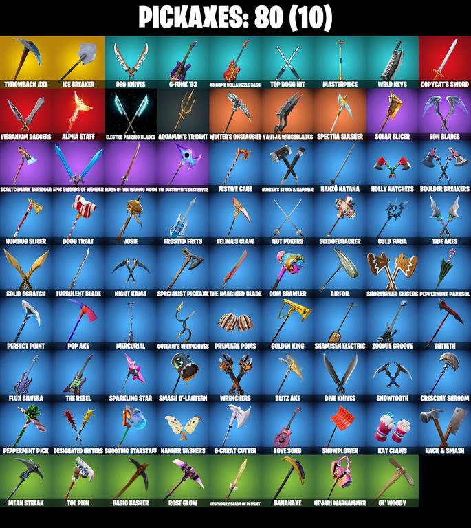 pickaxes comp
