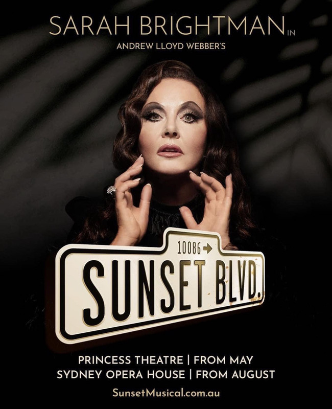 SARAH BRIGHTMAN To Star in Australian SUNSET BLVD.