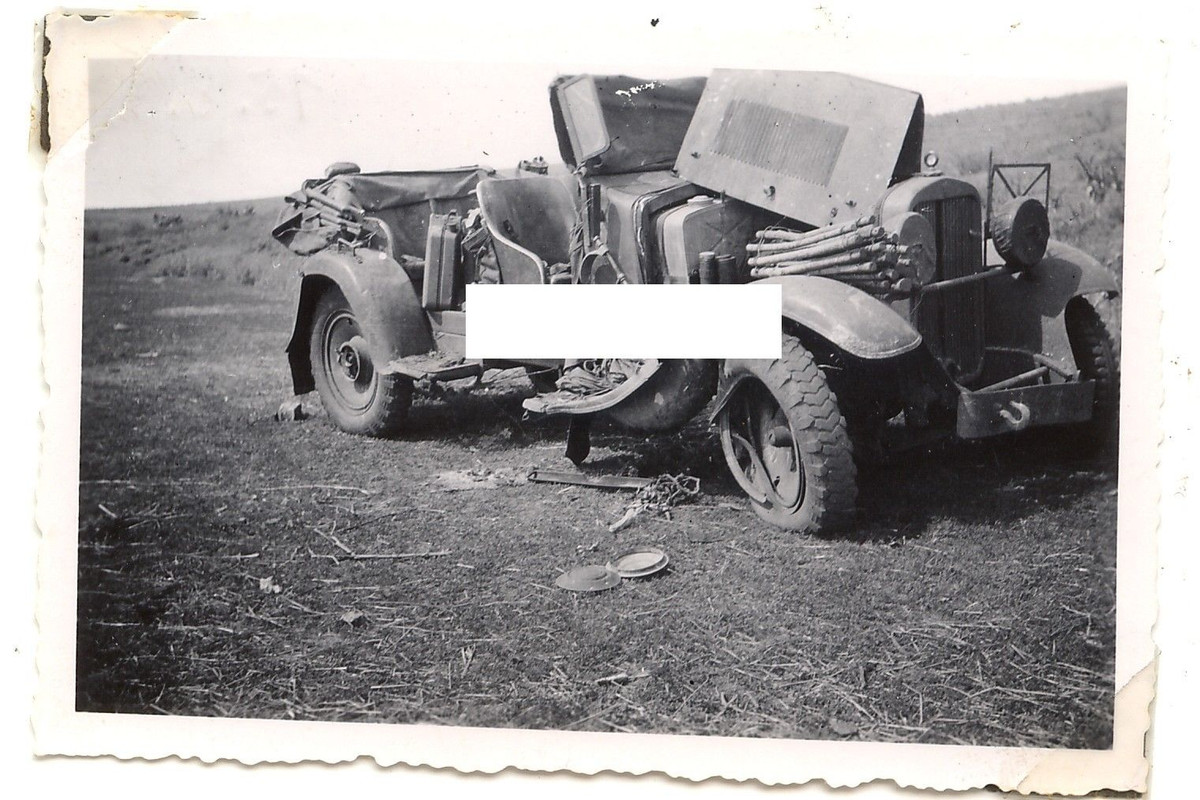 Deutscher PKW Kübelwagen Jeep Wanderer W 11 abge