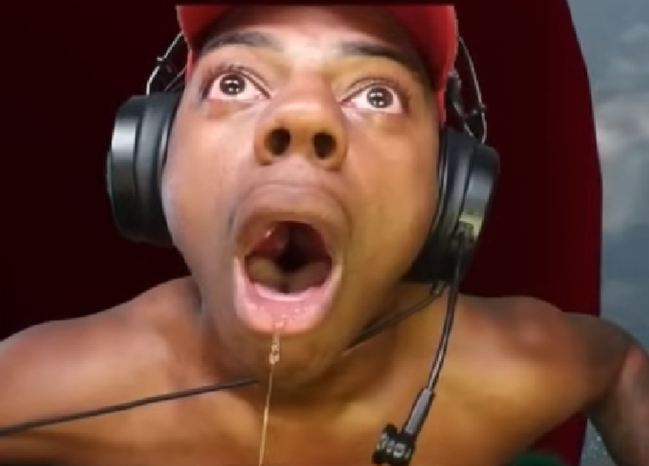 salivating