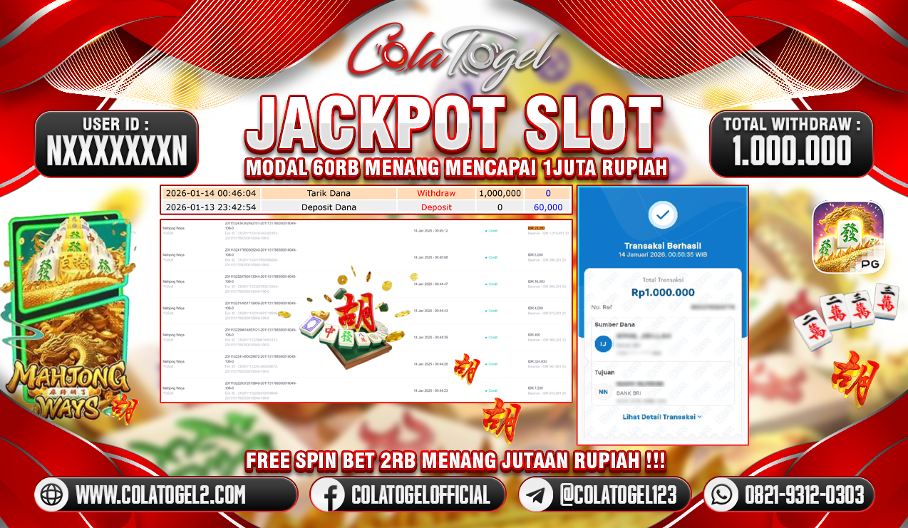 JACKPOT SLOT GACOR!!