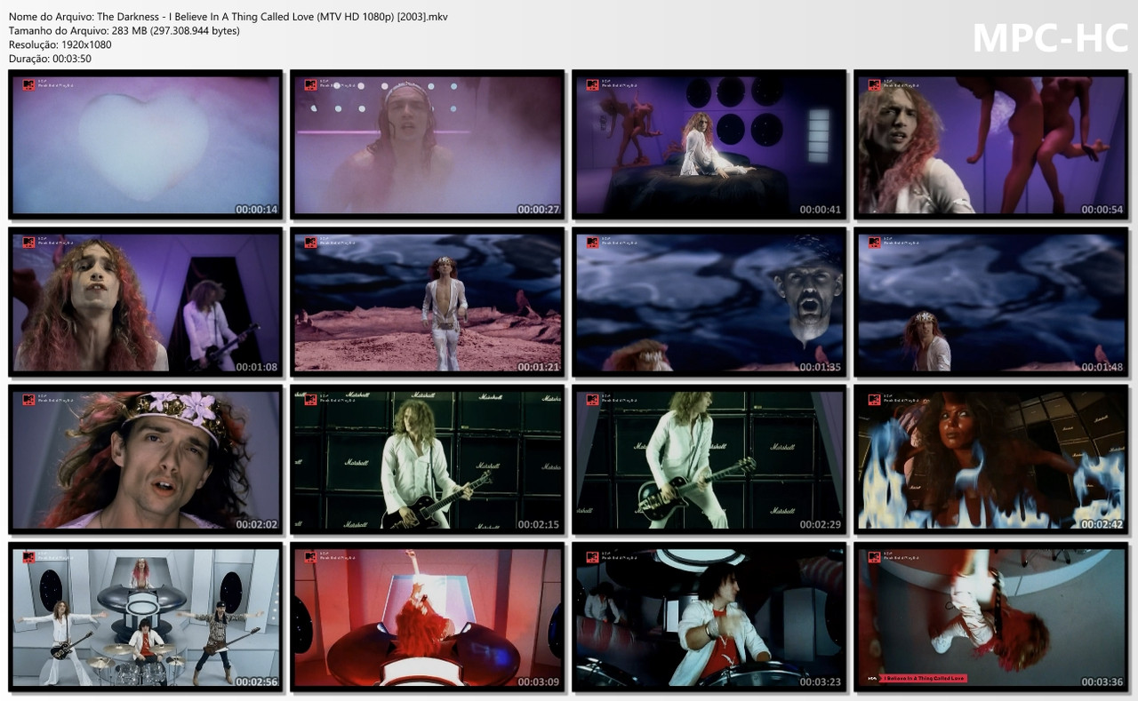 The Darkness - I Believe In A Thing Called Love (MTV HD 1080p) [2003]