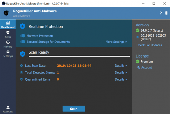 RogueKiller Anti Malware Premium 14.8.6.0