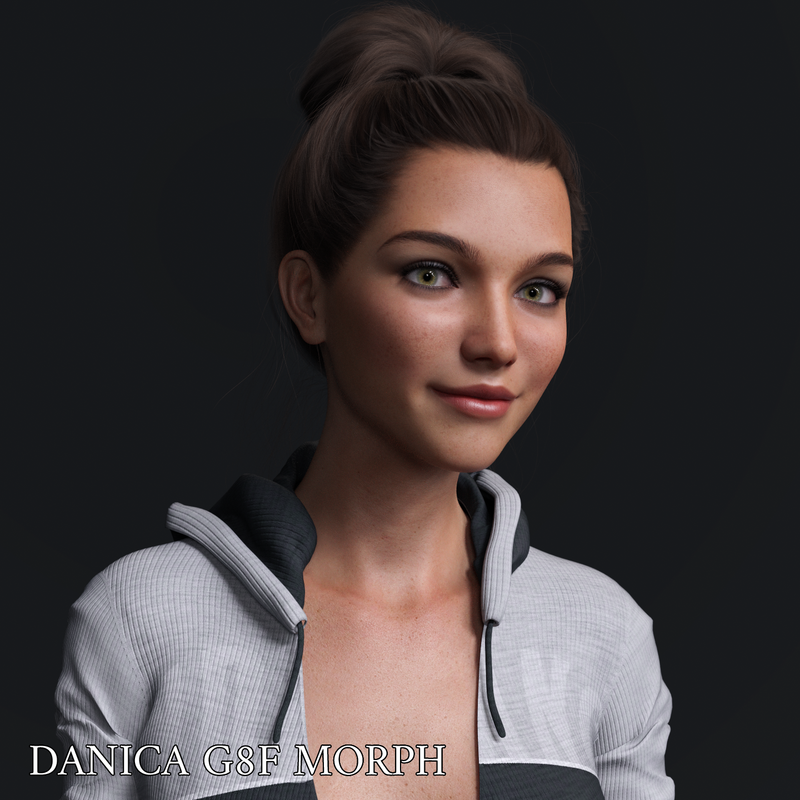 danica character morph for genesis 8 females by otterbotcg df067r8