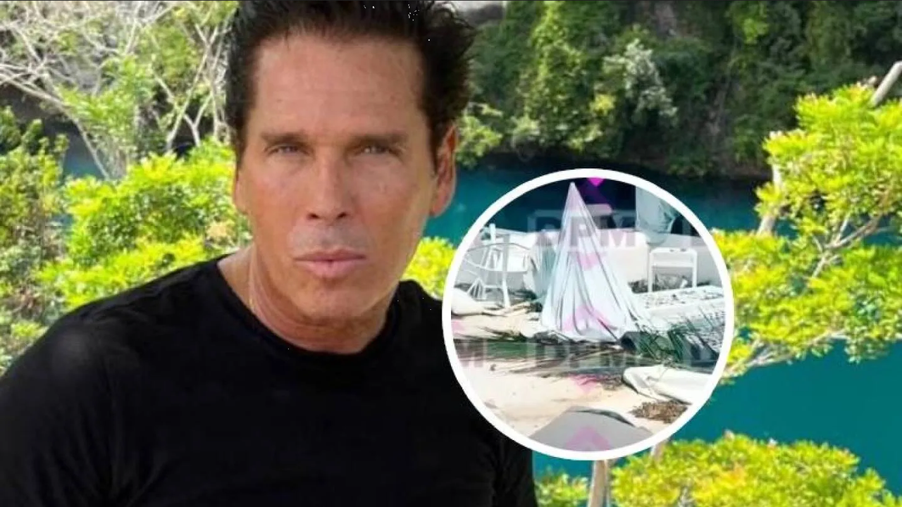 Así de destruida quedó la lujosa mansión de Roberto Palazuelos en Acapulco