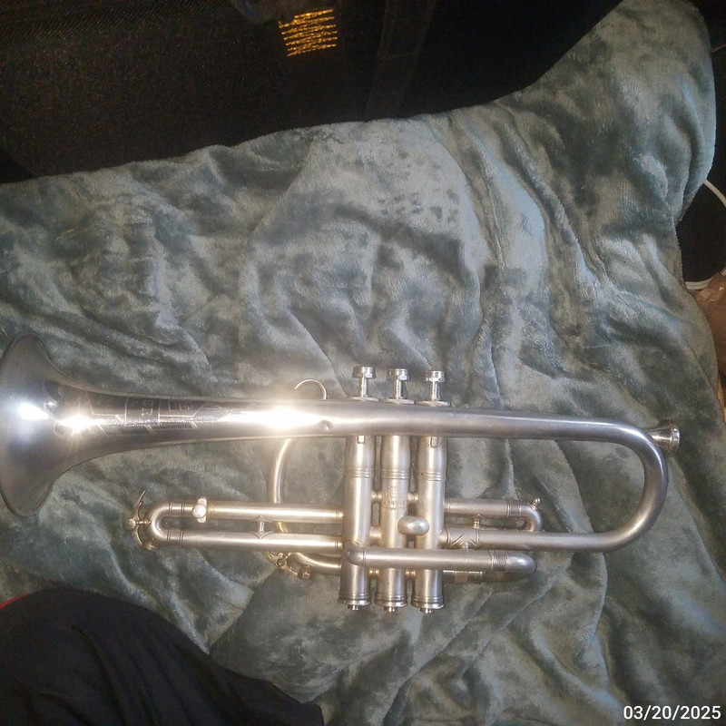 KING 1942-45 MASTER CORNET sn 264933 silver(13)