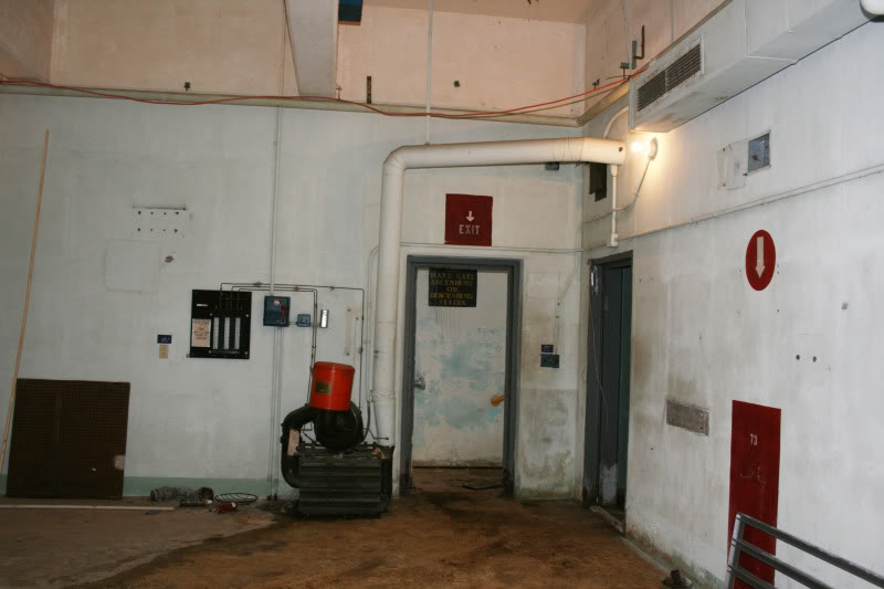 My pit looking at the entrance doorway