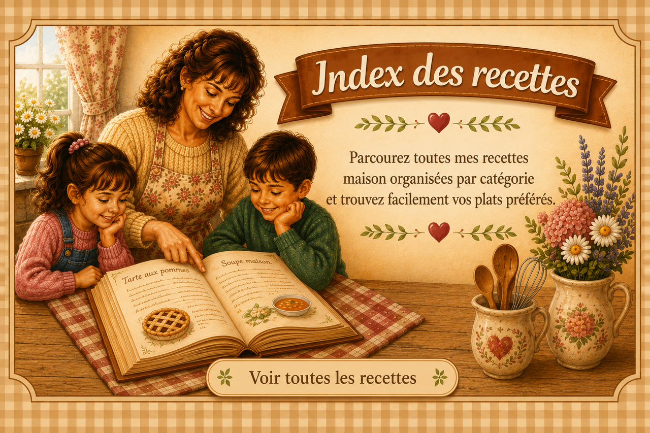 Index des recettes