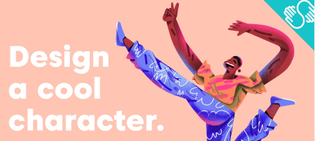 Digital character illustration: Design a cool character Digital character illustration: Design a cool character