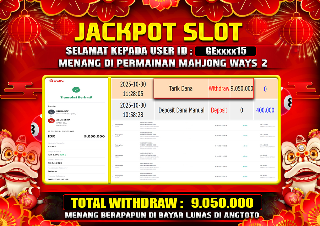 BUKTI JACKPOT LUNAS ANGTOTO
