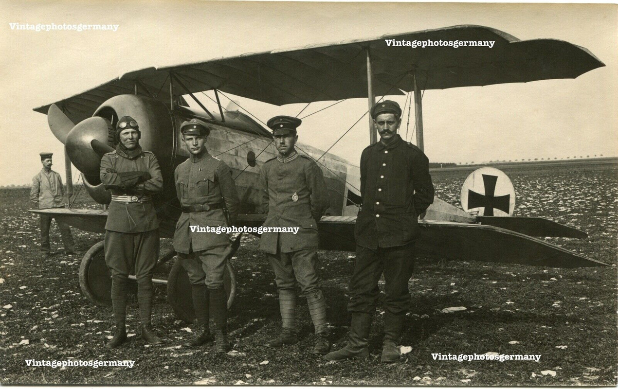 D200 Foto WK1 Fliegerei deutsches Flugzeug Doppeldecker JASTA Jäger Piloten