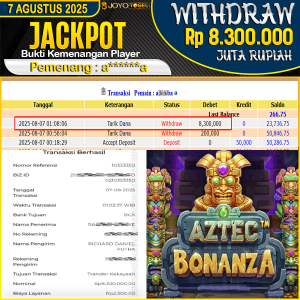 jackpot-slot-pragmatic-play-aztec-bonanza-wd-rp-8300000--dibayar-lunas-di-joyotogel