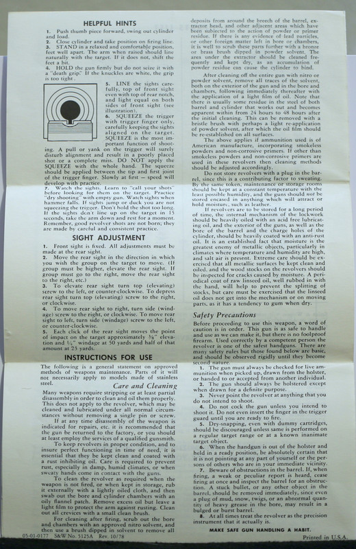 Model 66 manual rear .01