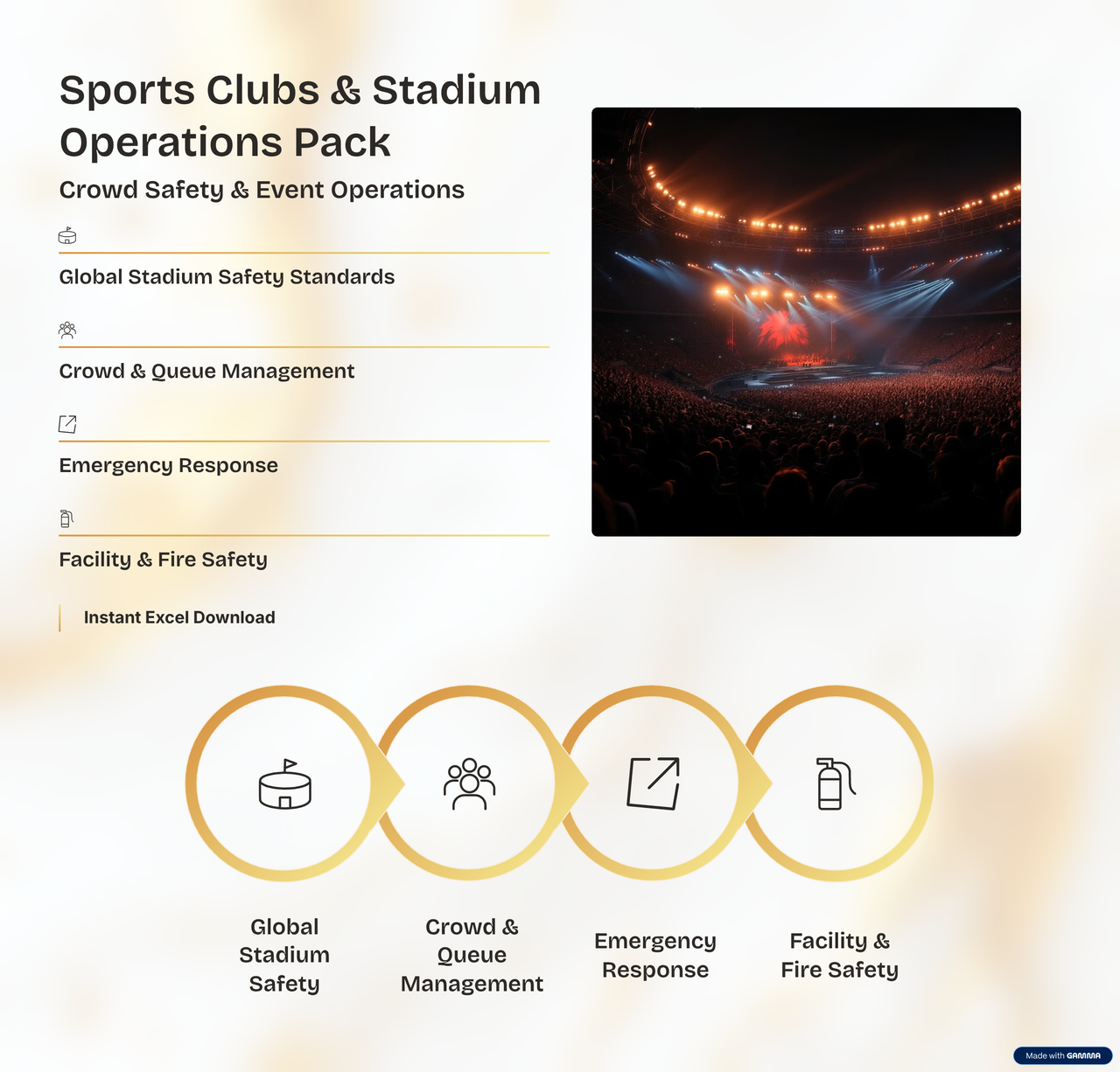 Sports Clubs & Stadium Operations Pack