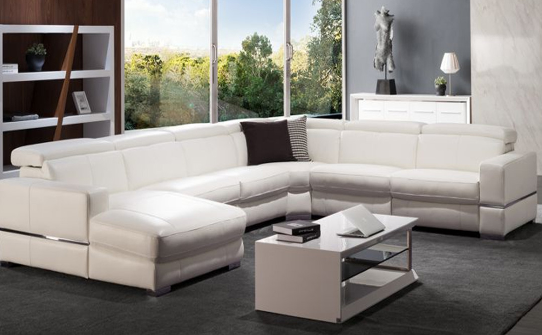 Eden Laf Conventional Sofa Bianco White