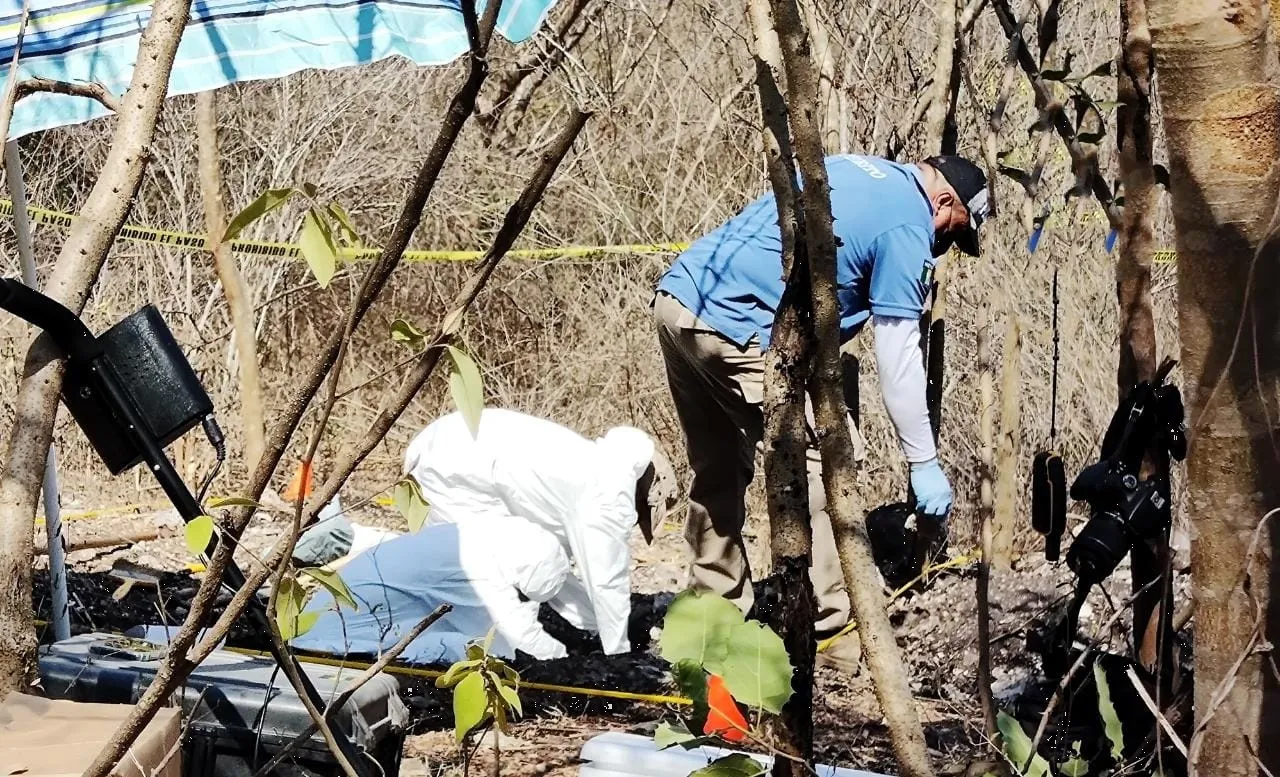 Hallan 22 cuerpos en fosas clandestinas en Colima