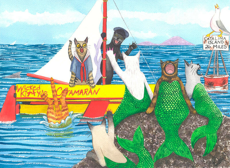 hello-mer-kitties-catherine-g-mcelroy