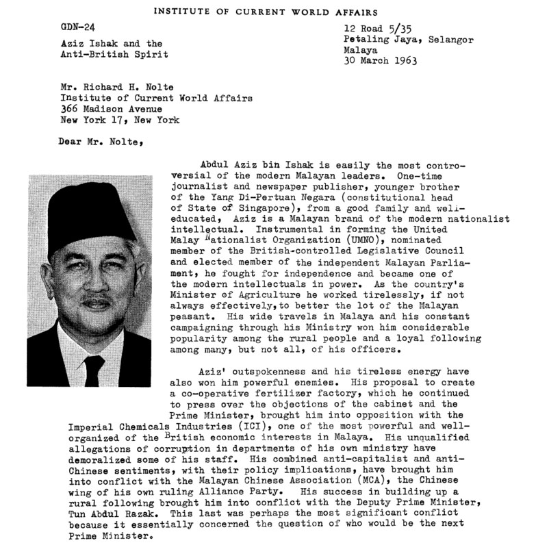 Kisah Abdul Aziz Ishak Dari Trong Yang Berani