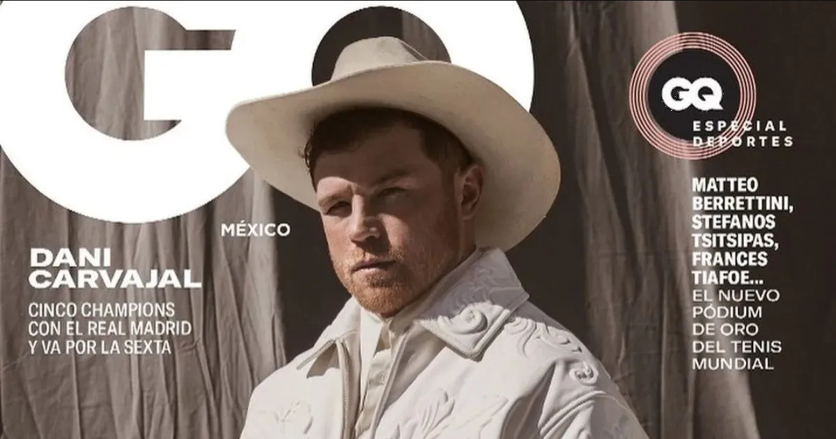 Llueven críticas a Canelo Álvarez por salir en una revista vestido de vaquero