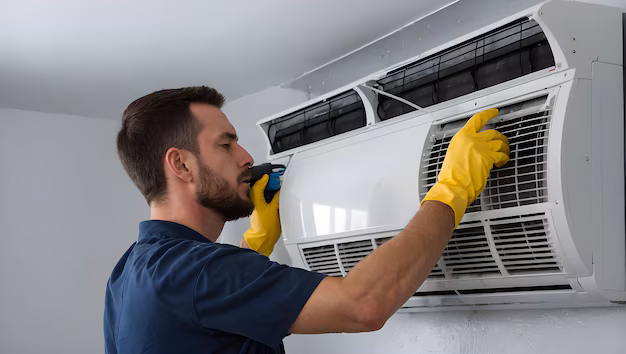 Technician Working