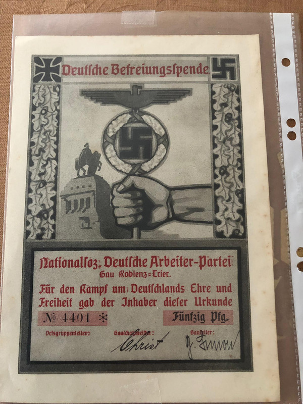 Deutsche Befreiungsspende (Donation de libération allemande) Image