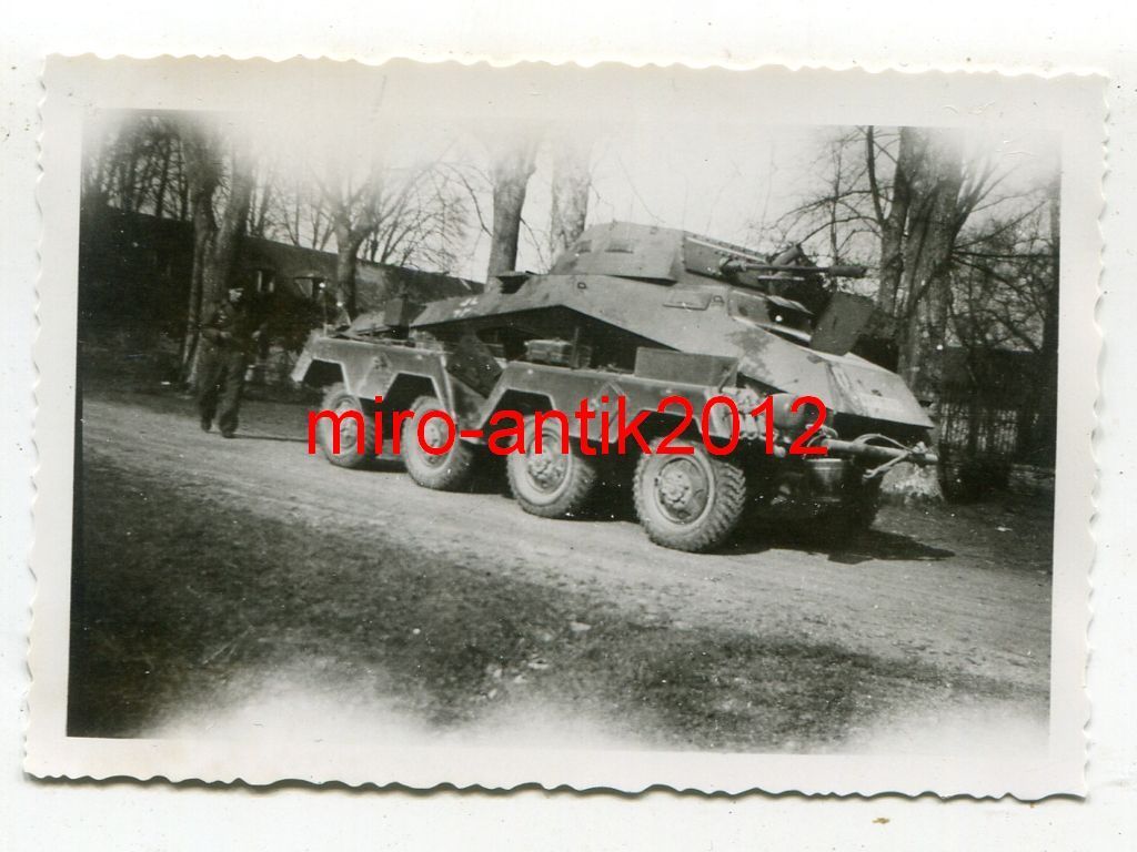 Foto, Wehrmacht, Sdkfz, schwerer Panzerspähwagen