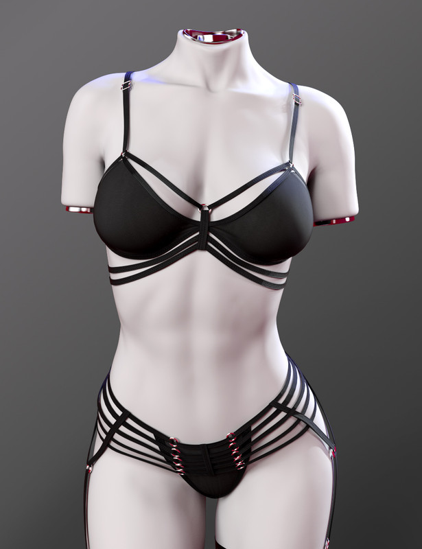 X-Fashion Femme Finesse Lingerie for Genesis 9