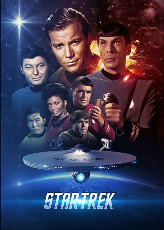 poster for Star Trek: The Original Series.