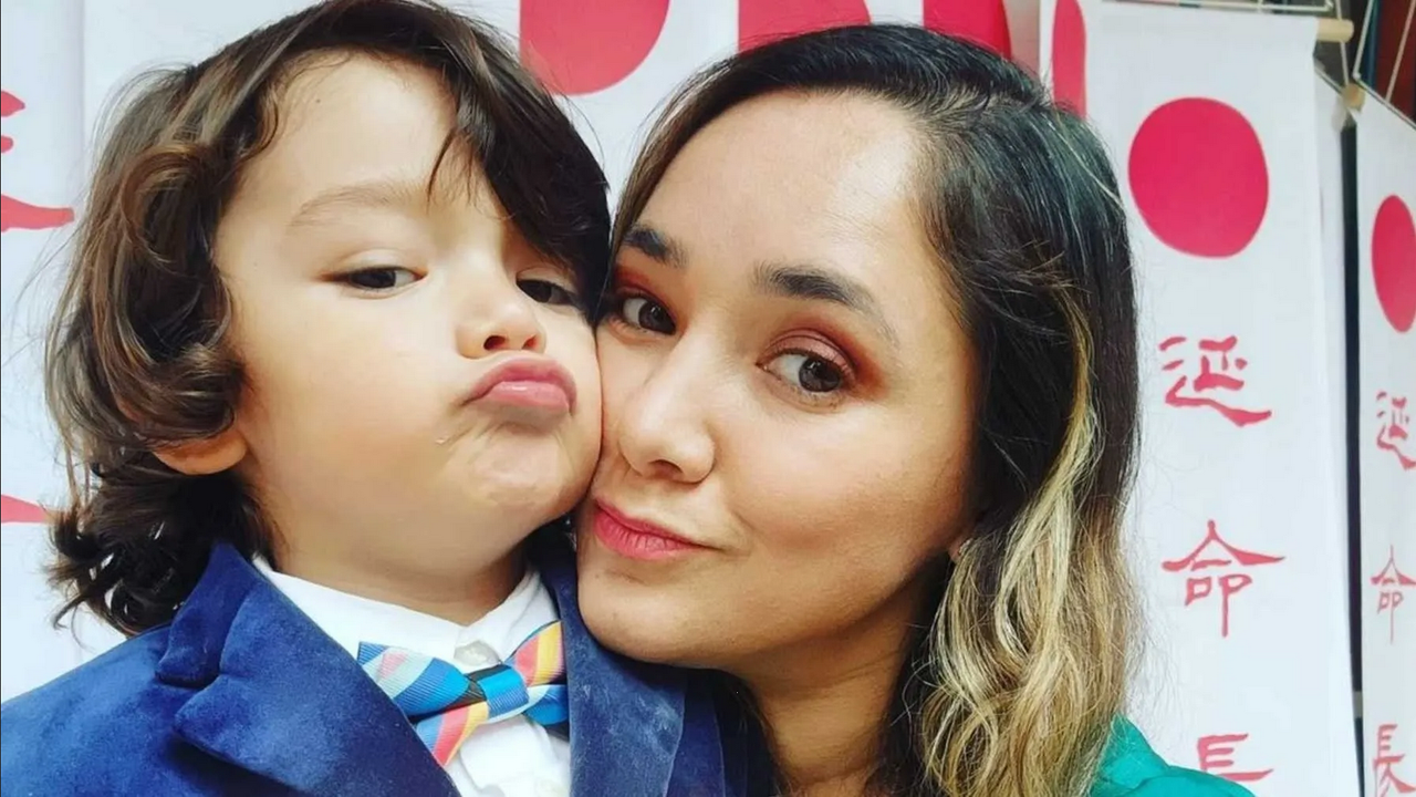 André, hijo de Sherlyn, debuta como actor y sorprende por su parecido a la actriz