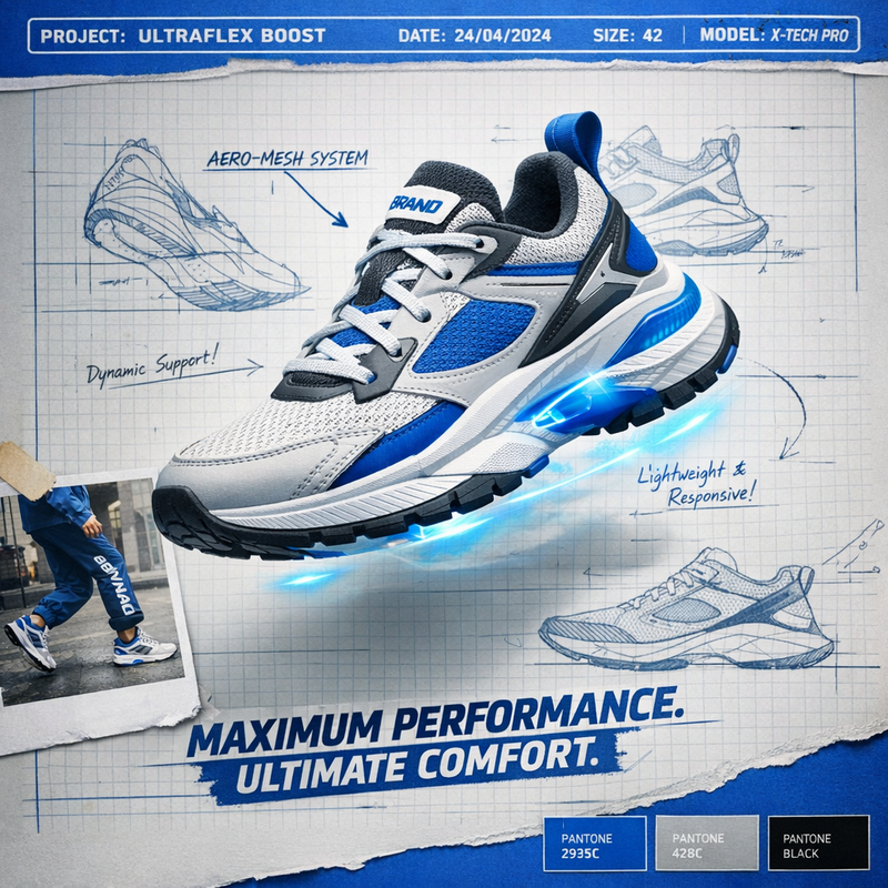 Thiết Kế Giày Thể Thao Cho Mọi Thương Hiệu