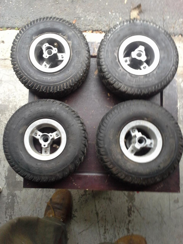 Double rear wheel assembly Pocket Bike Forum Mini Bikes