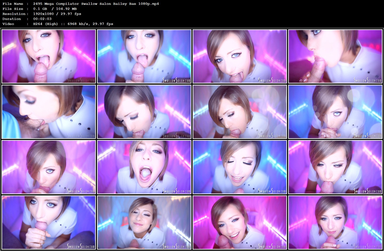 2495 Mega Compilator Swallow Salon Bailey Bae 1080p mp4