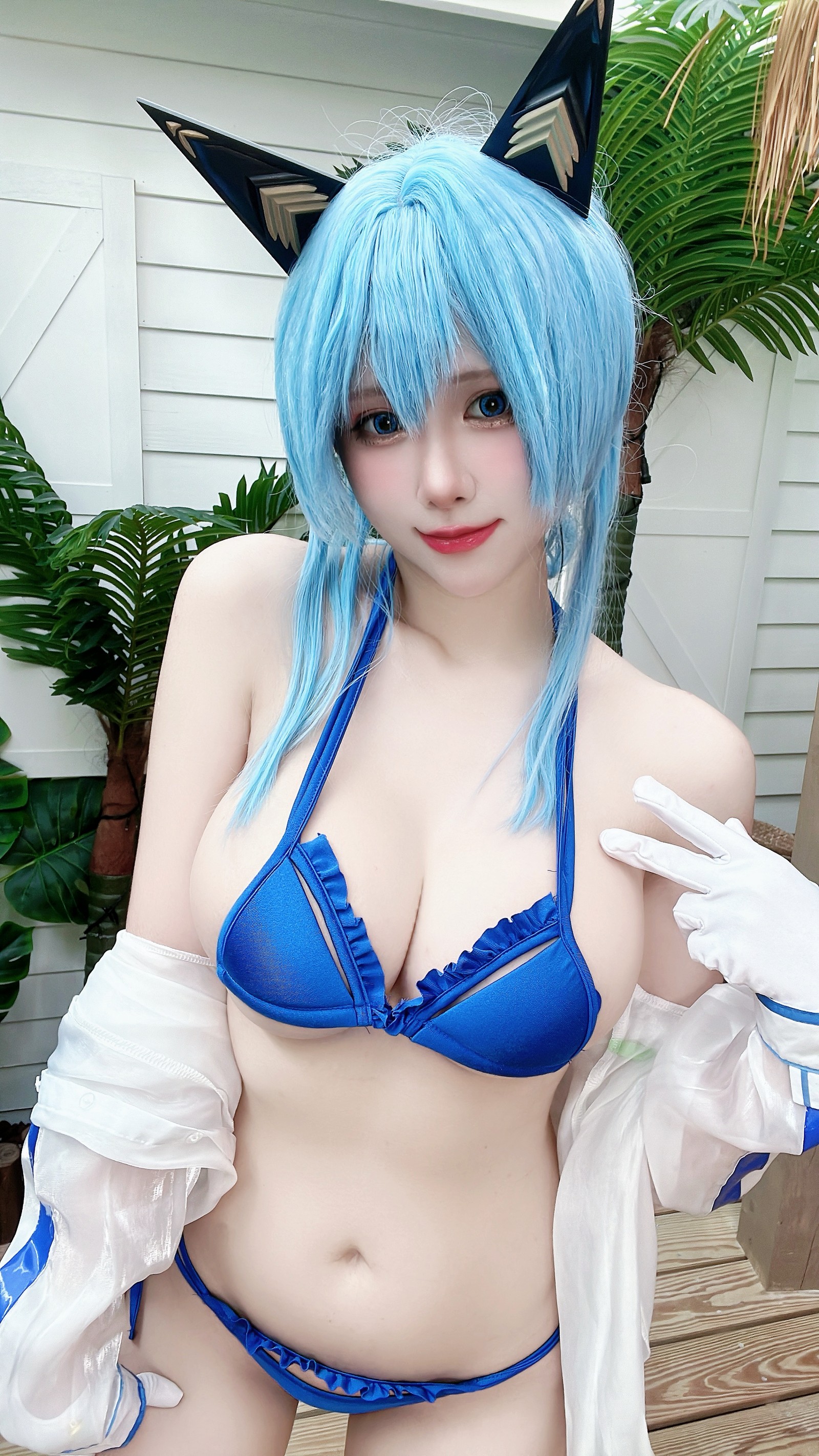 小空sora – nikke胜利女神 海伦 Cosplay 高清写真集（24P2V-151MB）精美服饰插图3