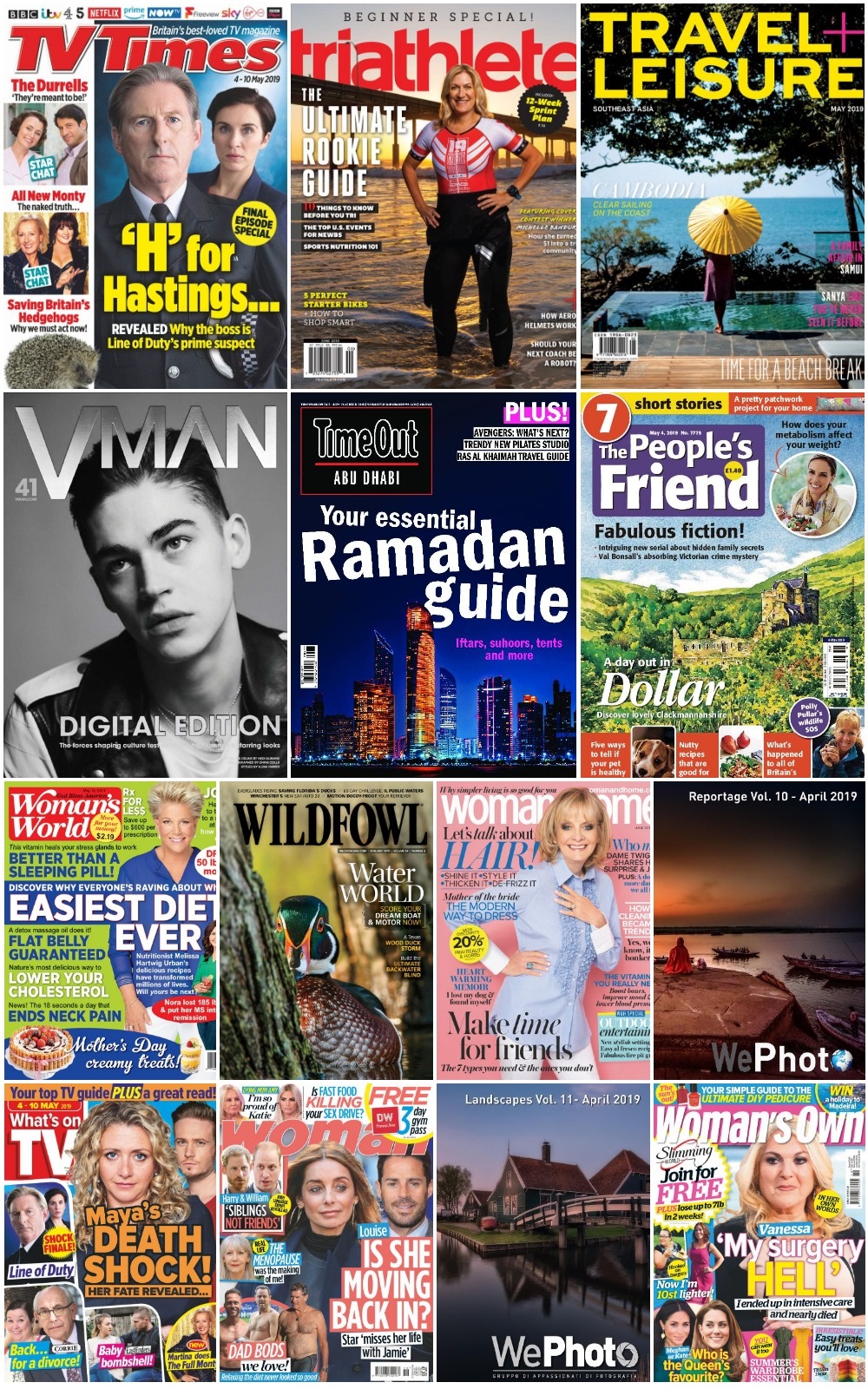 50 Assorted Magazines - May 08 2019 50 Assorted Magazines - May 08 2019