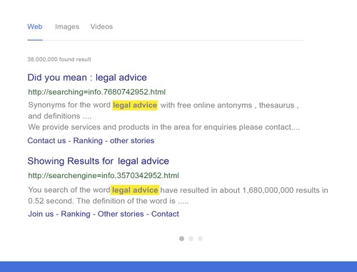 Search Engine Results